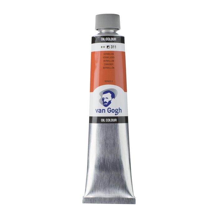 Van Gogh Colores al óleo Tubo 200 ml Bermellón 311 Van Gogh Colores al óleo Tubo 200 ml Bermellón 311