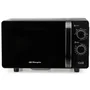 Orbegozo Microondas sin Plato Giratorio con Grill y Tecnología Flatbed MIG 2071 CE, 700W (800W Grill), Capacidad 20L, 5 Niveles Potencia, Interior Cerámico, Negro