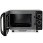 Orbegozo Microondas sin Plato Giratorio con Grill y Tecnología Flatbed MIG 2071 CE, 700W (800W Grill), Capacidad 20L, 5 Niveles Potencia, Interior Cerámico, Negro