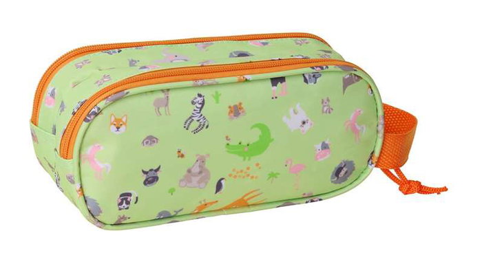 Safta Portatodo Doble 3D Tiger 3D 21x8x6 cm