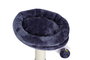 Juba Rascador y Centro de Juego para Gatos con Varios Postes, Zonas de Descanso y Pelota de Entretenimiento, Modelo Moderno y Acogedor