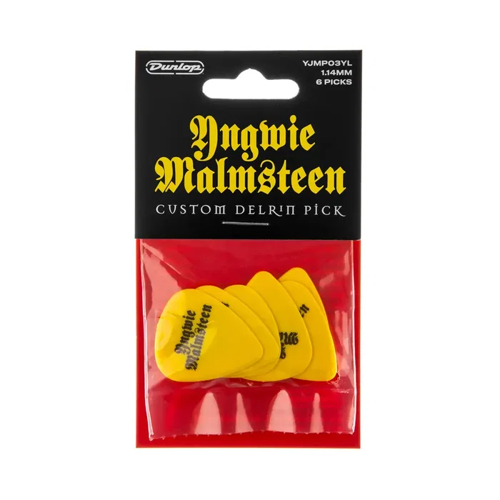 Dunlop Pack 6 Púas Signature Yngwie Malmsteen Delrin - 1,14 Mm