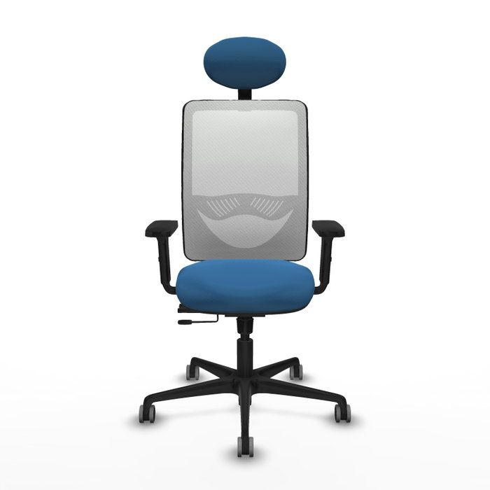 PIQUERAS Y CRESPO Silla de oficina Zulema Azul claro y Blanco PIQUERAS Y CRESPO Silla de oficina Zulema Azul claro y Blanco