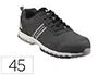 Deltaplus Zapato de Seguridad Boston S1PS-CI-FO-A-E-ESD-SR Deportivo Poliéster con Refuerzo TPU Suela Sellada Caucho Nitrilo Negro Talla 45