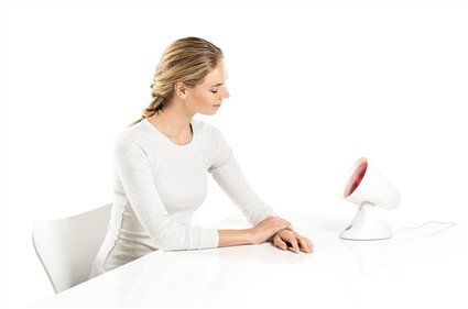 Beurer Lámpara Infrarrojos IL-35 (616.12) para Resfriados y Dolores Musculares con Gafas