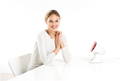 Beurer Lámpara Infrarrojos IL-35 (616.12) para Resfriados y Dolores Musculares con Gafas