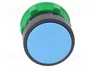 SCHNEIDER ELECTRIC Interruptor de presión Harmony XB5 azul 22mm