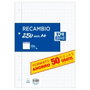 Oxford Recambio A4 Cuadriculado 4 mm con Margen 250 Hojas