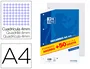 Oxford Recambio A4 Cuadriculado 4 mm con Margen 250 Hojas