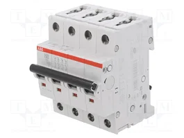 ABB S200 Interruptor magnetotérmico 4 polos 63A 6kA