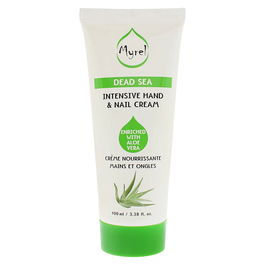 Dead Sea, Hidratación, Crema de manos, Aloe Vera, 100 ml
