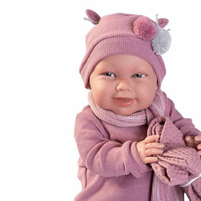 Antonio Juan Muñeca Reborn Martina de Mi Primer Reborn, 52 cm con Cuerpo Blandito con Pañal, Mantita y Libro de Familia Antonio Juan Muñeca Reborn Martina de Mi Primer Reborn, 52 cm con Cuerpo Blandito con Pañal, Mantita y Libro de Familia