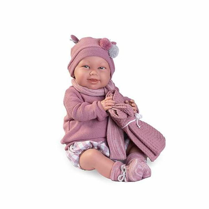 Antonio Juan Muñeca Reborn Martina de Mi Primer Reborn, 52 cm con Cuerpo Blandito con Pañal, Mantita y Libro de Familia Antonio Juan Muñeca Reborn Martina de Mi Primer Reborn, 52 cm con Cuerpo Blandito con Pañal, Mantita y Libro de Familia