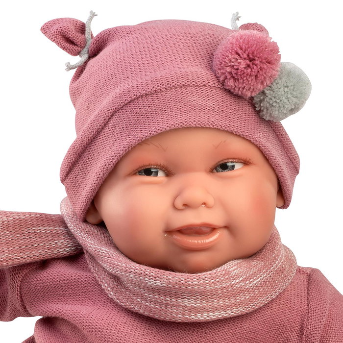 Muñecas Antonio Juan Muñeca Reborn Bebé Realista Martina 52cm con Peso Real y Mantita Incluida - Juguete para Niñas +3 Años