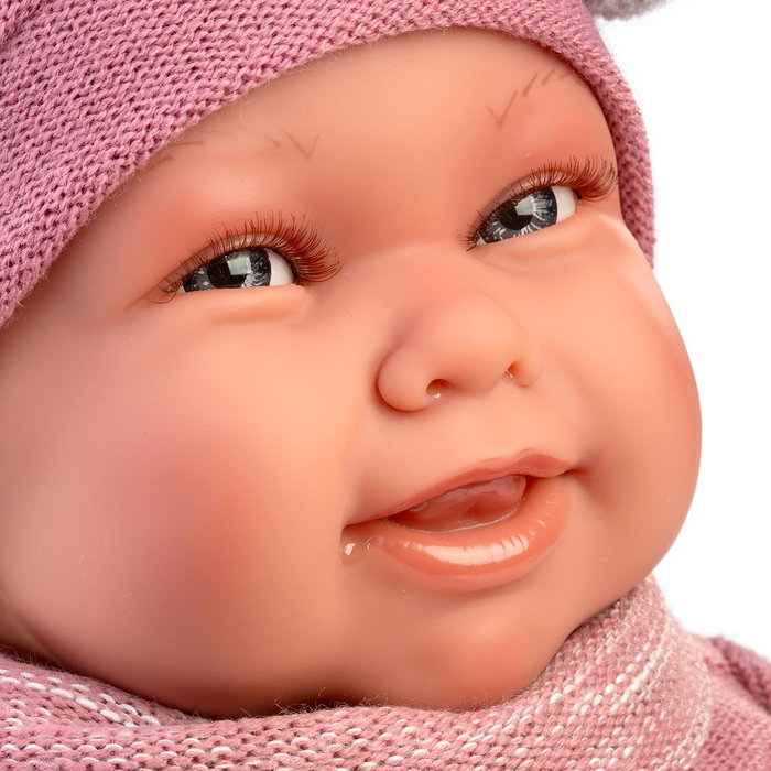 Muñecas Antonio Juan Muñeca Reborn Bebé Realista Martina 52cm con Peso Real y Mantita Incluida - Juguete para Niñas +3 Años