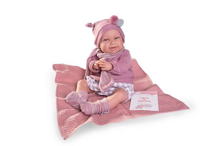Muñecas Antonio Juan Muñeca Reborn Bebé Realista Martina 52cm con Peso Real y Mantita Incluida - Juguete para Niñas +3 Años Muñecas Antonio Juan Muñeca Reborn Bebé Realista Martina 52cm con Peso Real y Mantita Incluida - Juguete para Niñas +3 Años