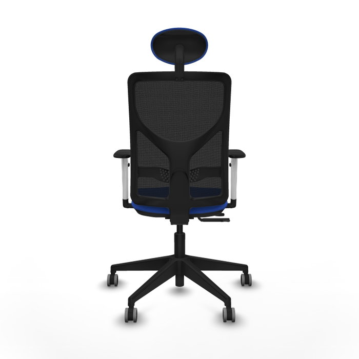 PIQUERAS Y CRESPO Silla de oficina Motilla Azul con Mecanismo Sincro/Traslack PIQUERAS Y CRESPO Silla de oficina Motilla Azul con Mecanismo Sincro/Traslack