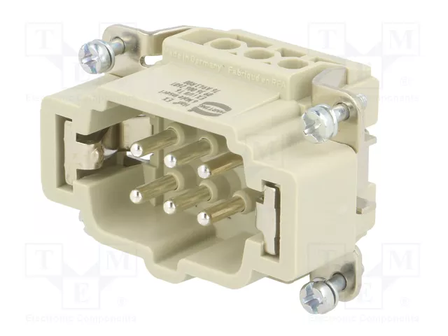 HARTING Han® Ex Plantilla de Contacto Macho 6+PE HARTING Han® Ex Plantilla de Contacto Macho 6+PE