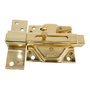 Micel Crr01 Cerrojo de Seguridad Sobreponer, 5 Llaves, Acero Latonado, Placa 106 x 65 mm
