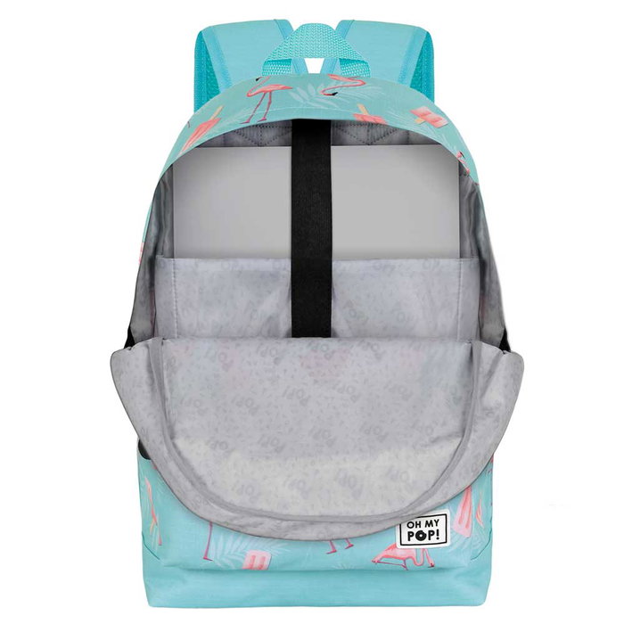 Oh My Pop Mochila HS FAN 2.2 Ice Flamingo Turquesa Oh My Pop Mochila HS FAN 2.2 Ice Flamingo Turquesa