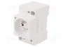 Schneider Electric ACTI9 Enchufe tipo E para raíl DIN