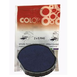 Colop E-R40 Almohadilla Azul Blister -2U-