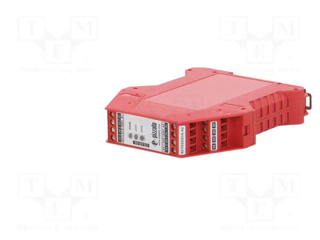 PIZZATO ELETTRICA CS AR-04V024 Relé de Seguridad 24VAC/24VDC