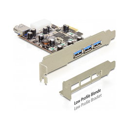 DeLOCK 89281 Tarjeta PCI Express x1 con 4 Puertos USB 3.2 Gen 1
