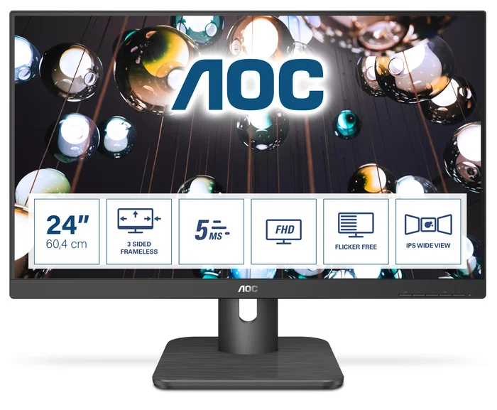 AOC 24E1Q Monitor IPS Full HD 23,8 pulgadas Negro