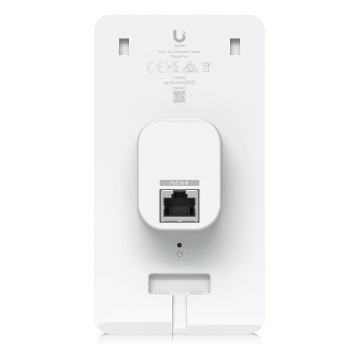 Ubiquiti Intercom Viewer - Pantalla táctil de 5" (12.7 cm) para pared, Blanco, Vidrio/Policarbonato, Resolución 720x1280, PoE, Micrófono y Altavoces incorporados Ubiquiti Intercom Viewer - Pantalla táctil de 5" (12.7 cm) para pared, Blanco, Vidrio/Policarbonato, Resolución 720x1280, PoE, Micrófono y Altavoces incorporados