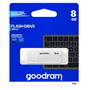 Goodram Memoria USB 2.0 8 GB UME2 - Unidad de almacenamiento flash blanca, compacta y plug & play