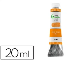 Liderpapel Pintura al Oleo 20 ml Naranja Permanente Tubo Aluminio