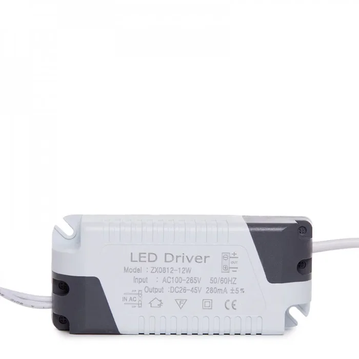 Placa LED 9W 900Lm 4200K Cuadrada 40.000H [HL-PLCUAD9W-W]