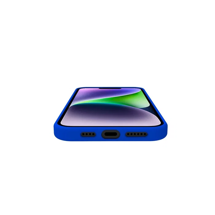 Celly Funda para iPhone 15 Plus (6.7") Modelo Cromo1055BL Azul