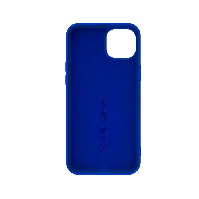 Celly Funda para iPhone 15 Plus (6.7") Modelo Cromo1055BL Azul