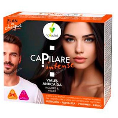 NOVADIET Capilare Intense 12 Viales anticaída para cabello, piel y uñas con Zinc y Biotina NOVADIET Capilare Intense 12 Viales anticaída para cabello, piel y uñas con Zinc y Biotina