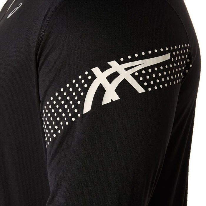 Camiseta de Manga Larga Hombre Asics Icon Negro