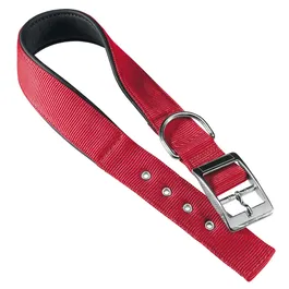Ferplast Collar Daytona C25 53 Rojo para Perro, Medida 45-53cm, Ancho 25mm