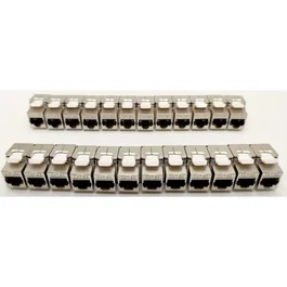 Lineaire Pack de 24 conectores RJ45 Cat.6a Keystone PR24AS24 blindados