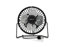 AVANT Ventilador de Sobremesa USB 4 Pulgadas Negro