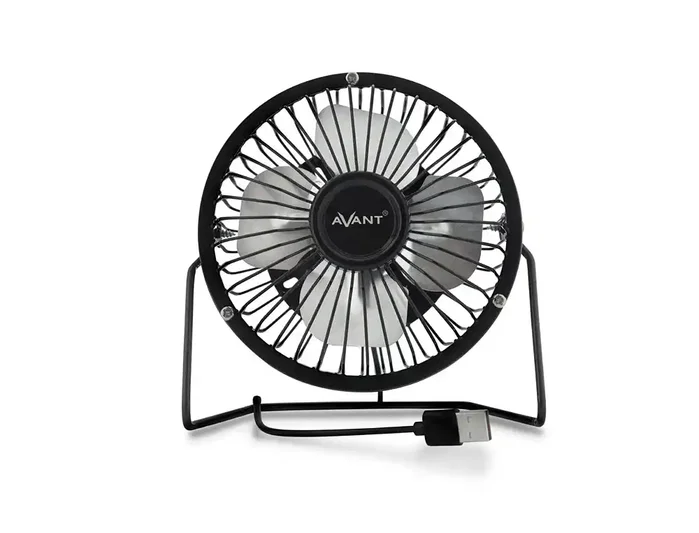 AVANT Ventilador de Sobremesa USB 4 Pulgadas Negro AVANT Ventilador de Sobremesa USB 4 Pulgadas Negro