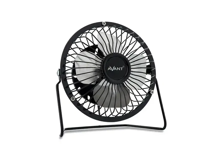 AVANT Ventilador de Sobremesa USB 4 Pulgadas Negro AVANT Ventilador de Sobremesa USB 4 Pulgadas Negro