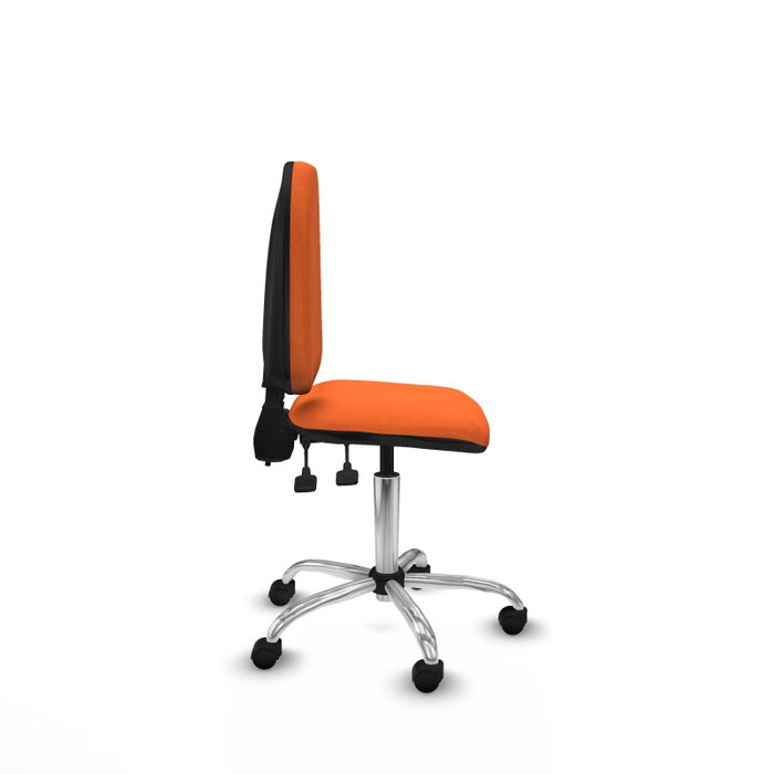 PIQUERAS Y CRESPO Silla de oficina Aýna Naranja con mecanismo de doble maneta