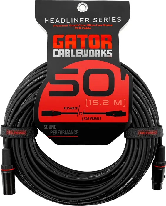 CABLEWORKS Cable Micrófono XLR/XLR - 15 Metros CABLEWORKS Cable Micrófono XLR/XLR - 15 Metros
