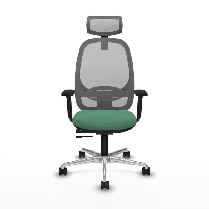 PIQUERAS Y CRESPO Silla de oficina Cilanco Verde esmeralda y Gris PIQUERAS Y CRESPO Silla de oficina Cilanco Verde esmeralda y Gris