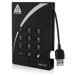 Apricorn Aegis Padlock 3.0 2TB Disco Duro Externo Cifrado AES 256-bit, USB 3.0 5 Gbps