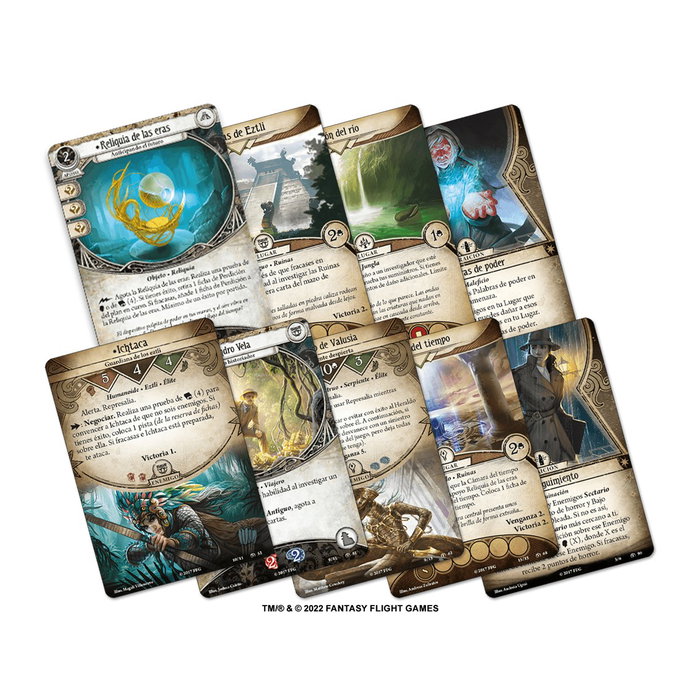 Fantasy Flight Games Arkham Horror LCG AHC73ES La Era Olvidada Expansión de Campaña Juego de Cartas Español