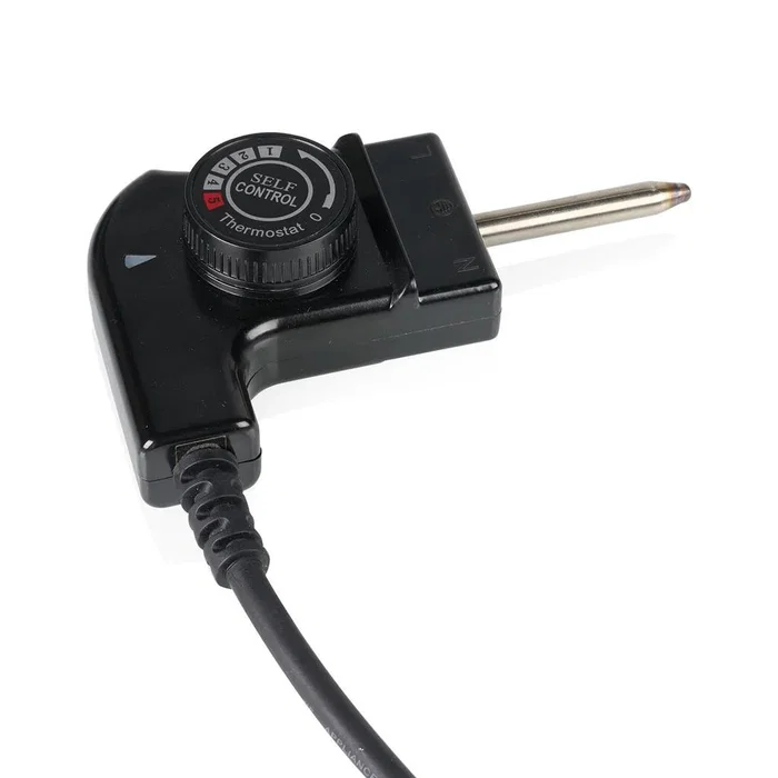 Tristar BP-2787 Parrilla Eléctrica de Contacto 2000W, Plancha Circular para Asar 40 cm Antiadherente con Termostato Ajustable y Bandeja Recogeaceite, Incluye 4 Espátulas de Madera