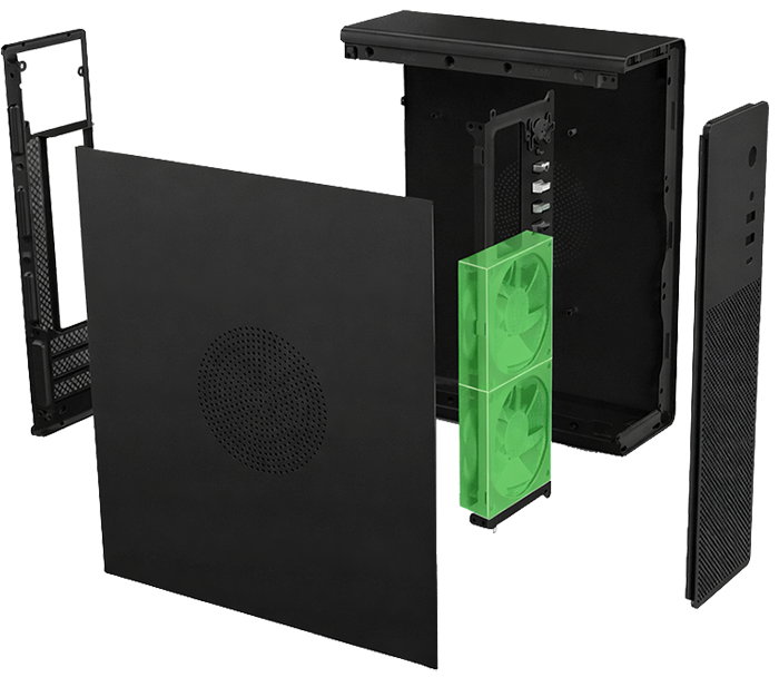 Coolbox Caja PC M-ATX T100 Slim USB-C 3.0 Sin Fuente Coolbox Caja PC M-ATX T100 Slim USB-C 3.0 Sin Fuente
