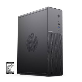 Coolbox Caja PC Micro ATX Slim T100 USB-C 3.2 Gen1 Full Metal, Ventilador 90mm, Soporta Fuente TFX, Color Negro